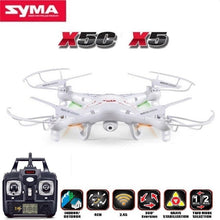 Load image into Gallery viewer, SYMA X5C (Upgrade Version) RC Drone 6-Axis Remote Control Helicopter Quadcopter With 2MP HD Camera or X5 RC Dron No Camera