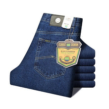 Load image into Gallery viewer, Men Jeans Classic Male Straight Stretch Brand Denim Pants