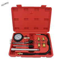 Load image into Gallery viewer, Professional AUTO TOOLS Petrol Gasoline Engine Cylinder Compression Tester Kit Cylinder Tester With M10 M12 M14 M16 M18