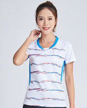 Load image into Gallery viewer, New Women&#39;s Tennis T Shirts , Female Quick Dry Badminton Kit , Girl Sportwear Clothes Yellow Table Jerseys , Running Shirt