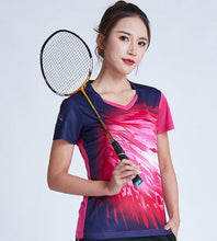 Load image into Gallery viewer, New Women&#39;s Tennis T Shirts , Female Quick Dry Badminton Kit , Girl Sportwear Clothes Yellow Table Jerseys , Running Shirt