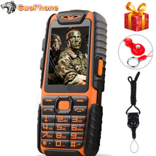 Load image into Gallery viewer, WaterProof A6 Power Bank Phone Shockproof Loud Speaker Strong Flashlight Dual SIM 2.4inch(Can ADD Rusian Keyboard)