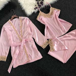 Women Satin Sleepwear Pajamas  Pajama Suit