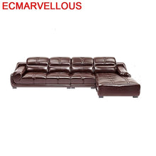 Load image into Gallery viewer, Wypoczynkowy Meble Sillon Couch Puff Asiento Sala Moderna Armut Koltuk Leather Mueble Mobilya Set Living Room Furniture Sofa