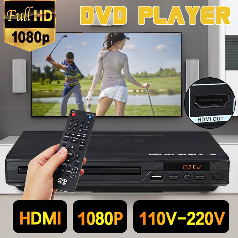 Multi System 1080P HD DVD Player Function