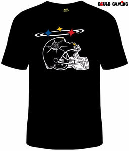 NFL  Steelers   Unisex T Shirt Cotton Funny Helmet New