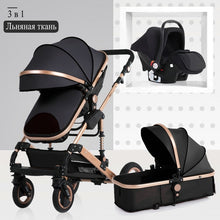 Load image into Gallery viewer, new baby trolley high landscape 3 to 1 baby stroller