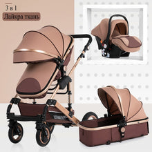 Load image into Gallery viewer, new baby trolley high landscape 3 to 1 baby stroller