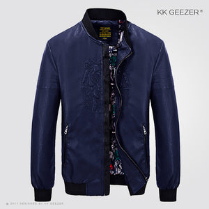 Leather Jacket Men Bomber