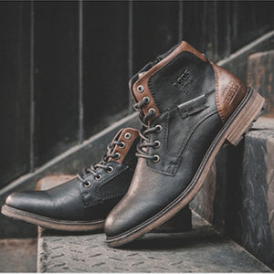 Men Boots Leather Fashion