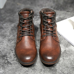 Men Boots Leather Fashion