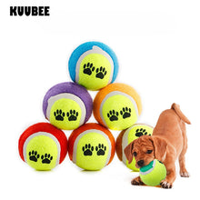 Load image into Gallery viewer, Tennis Ball Toy No Elasticity 63mm kids Pet Chew Toy Run Fetch Throw Play ball