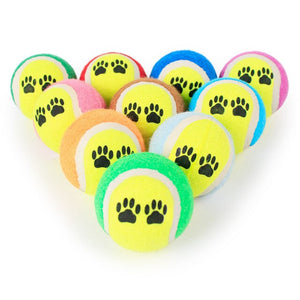 Tennis Ball Toy No Elasticity 63mm kids Pet Chew Toy Run Fetch Throw Play ball