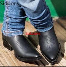 Load image into Gallery viewer, Winter Ankle Boots Men Shoes with Fur Warm Vintage Classic Male Casual Motorcycle Boot  Zapatos De Hombre Fashion Shoes Men D96