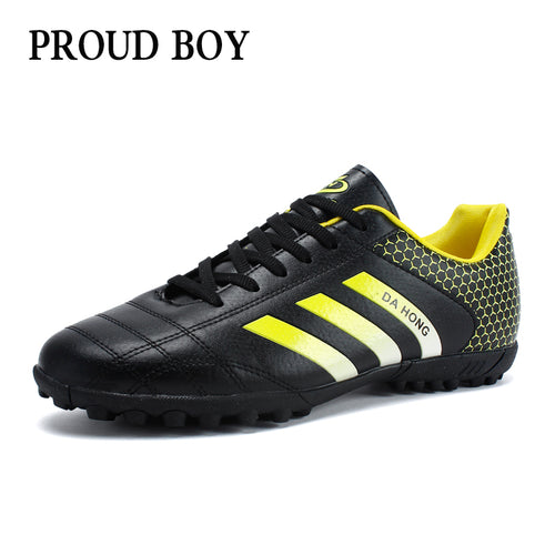 TF Soccer Shoes Turf Futsal Sneakers Adult Indoor  Soccer Boots High Quality Cleats  Waterproof Kids Soccer Boots size 33-44