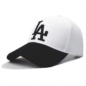 Street Fashion Embroidery LA Europe and America Tide Shooting Adult Baseball Cap Men&Women Solid Color Letter Cap Outdoor Hats