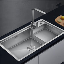 Load image into Gallery viewer, Step 7846CM basins of 304 stainless steel hand sink single bowl and kitchen sink Enlarge size with faucet brushed