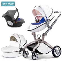 Load image into Gallery viewer, Baby Stroller 3 in 1,Hot Mom travel system High Land-scape stroller with bassinet