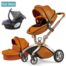 Load image into Gallery viewer, Baby Stroller 3 in 1,Hot Mom travel system High Land-scape stroller with bassinet