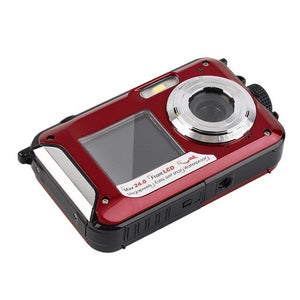 Underwater Digital Camera 2.7inch TFT Waterproof 24MP MAX 1080P Double Screen 16x Digital Zoom Camcorder HD268