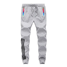 Load image into Gallery viewer, Spring Autumn Men Casual Sweatpants 2019 Mens Sportswear Joggers Striped Pants Fashion Male Skinny Slim Fitted Gyms Harem Pants