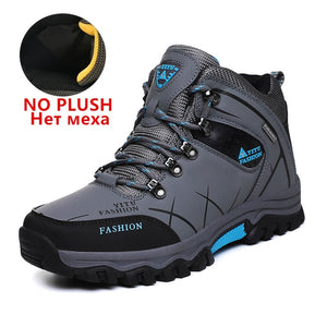 Brand Men Winter Snow Boots Waterproof Leather