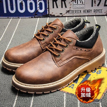 Load image into Gallery viewer, Men Casual Leather Shoes Men Leather Shoes Work Safety Shoes