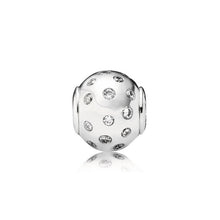 Load image into Gallery viewer, Genuine 100% 925 Sterling Silver Studded With Stone Charm Bead Small Pendant Gift Jewelry