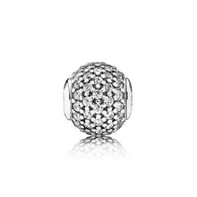 Load image into Gallery viewer, Genuine 100% 925 Sterling Silver Studded With Stone Charm Bead Small Pendant Gift Jewelry