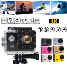 Load image into Gallery viewer, Waterproof 4K Ultra HD Sport Action Camera Camcorder Outdoor Recorder Travel Kit Set 120 Degree DVR Wifi Photography