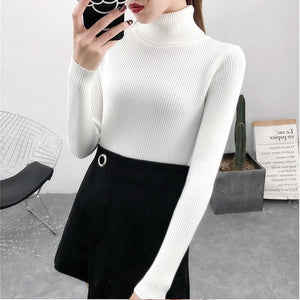 Tops turtleneck Pullovers Casual Sweater