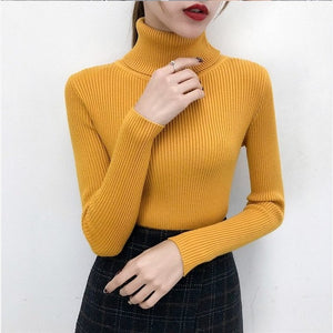 Tops turtleneck Pullovers Casual Sweater