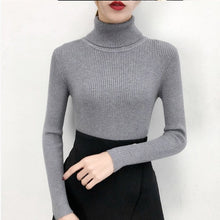 Load image into Gallery viewer, Tops turtleneck Pullovers Casual Sweater