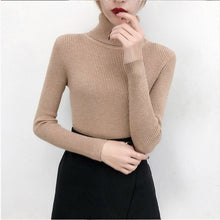 Load image into Gallery viewer, Tops turtleneck Pullovers Casual Sweater