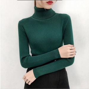 Tops turtleneck Pullovers Casual Sweater