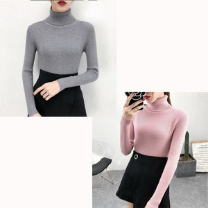 Tops turtleneck Pullovers Casual Sweater