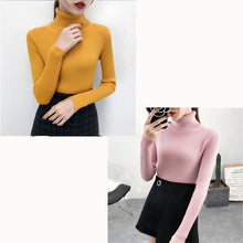 Load image into Gallery viewer, Tops turtleneck Pullovers Casual Sweater