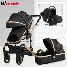 Load image into Gallery viewer, new baby trolley high landscape 3 to 1 baby stroller