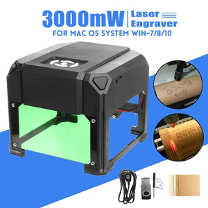 2000mw/3000mw USB Desktop Laser Engraver Machine