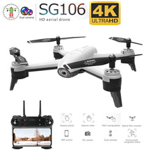 Load image into Gallery viewer, SG106 WiFi FPV RC Drone 4K Camera Optical Flow 1080P HD Dual Camera Aerial Video RC Quadcopter Aircraft Quadrocopter Toys Kid