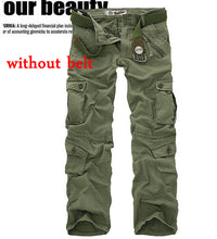 Load image into Gallery viewer, men cargo pants camouflage  trousers military pants for man 7 colors