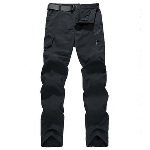 Men lightweight Breathable Quick Dry Pants Summer Casual Cargo Pants Waterproof Trousers