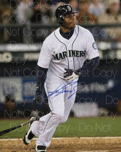 Ken Griffey Jr signed Mariners MLB autograph RP Silk Cloth Poster Art Bedroom Decoration