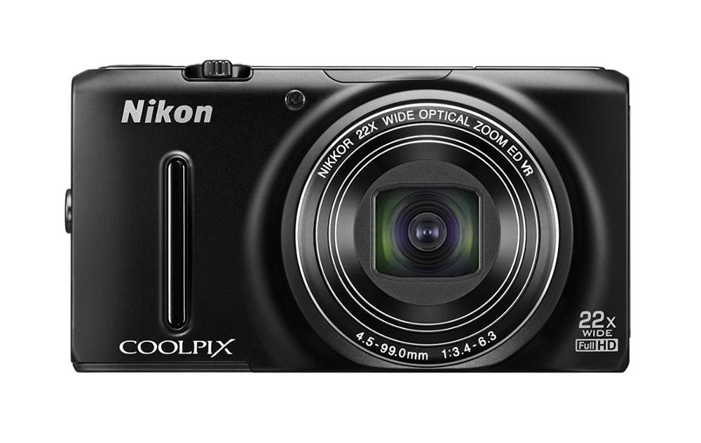 USED NIKON COOLPIX S9500 DIGITAL  Wi-Fi Digital Camera with 22x Zoom and GPS (Black) (OLD MODEL)  full HD camera