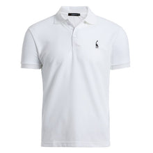 Load image into Gallery viewer, Negizber novo homem polo camisa dos homens casual veados bordado algodão polo camisa masculina de manga curta alta quantidade