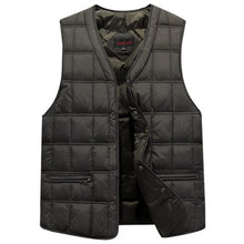 Load image into Gallery viewer, Winter Dresses Men White Duck Down Causal Vest Ultra Light Male Thick Sleeveless Down Jacket Men Warm Vest L-5XL Plus Size