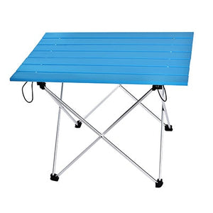 Portable Table Foldable Folding Camping Hiking Desk Traveling Outdoor Picnic New Blue Gray Pink Black Al Alloy Ultra-light S L