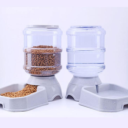 Automatic pet Feeder Dog Cat  Dri benking Bowl For Dog Water Drinking