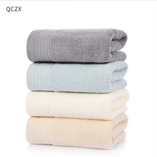 Load image into Gallery viewer, QCZX  100% Cotton Towels Soft Cotton Machine Washable Extra Large Bath Towel (35cm-by-75cm) - Luxury Bath Sheet - Gray D40