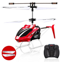 Load image into Gallery viewer, Syma Official W25 RC Helicopter 2 CH 2 Channel Mini RC Drone With Gyro Crash Resistant RC Toys For Boy Kids Gift Red Yellow